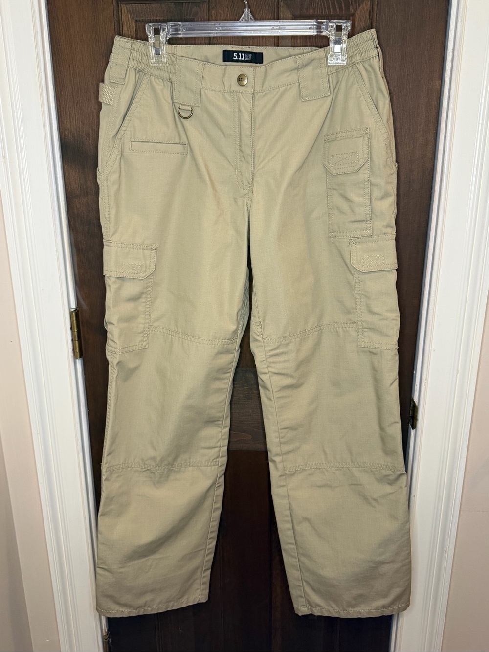 5.11 Tactical Cargo Pants Women's Size 12 Regular Tan Khaki Hiking Utility
